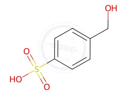 Chemical structure of 4-(Hydroxymethyl)benzenesulfonic Acid