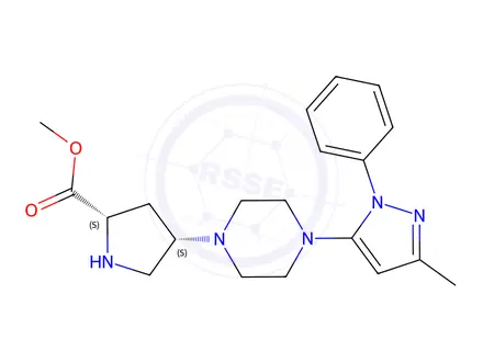 Chemical structure of Teneligliptin Impurity 14