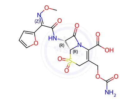 Chemical structure of Cefuroxime Impurity 17
