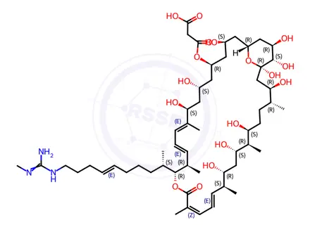 Chemical structure of Azalomycin F4