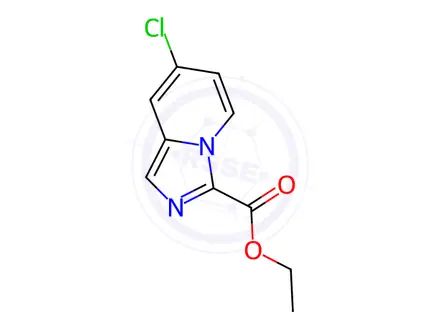 Chemical structure of ethyl 7-chloroimidazo[1,5-a]pyridine-3-carboxylat