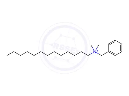 Chemical structure of Benzalkonium chloride