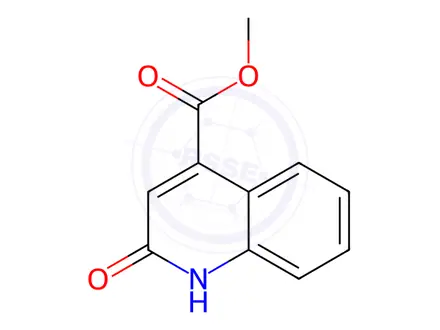 Chemical structure of 2-Hydroxy-4-quinolinecarboxylic Acid Methyl Ester