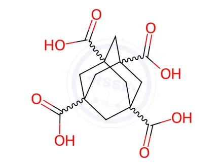 Chemical structure of Adamantane-1,3,5,7-tetracarboxylic acid