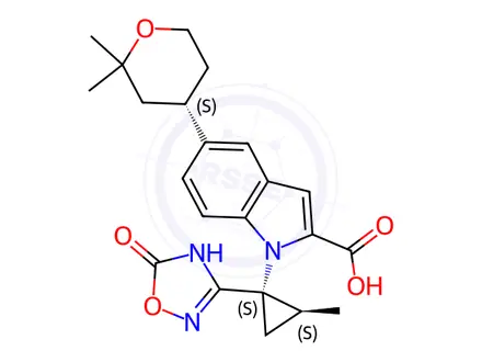 Chemical structure of Orforglipron Impurity 324