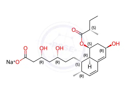 Chemical structure of Pravastatin EP Impurity A(Sodium Salt)