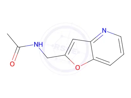 Chemical structure of Acetamide, N-(furo[3,2-b]pyridin-2-ylmethyl)-