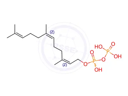 Chemical structure of 2Z,6Z-Farnesyl diphosphate