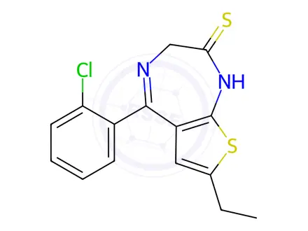 Chemical structure of Etizolam Impurity 37