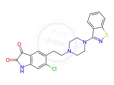 Chemical structure of Ziprasidone EP Impurity B (Ziprasidone USP Related Compound B)