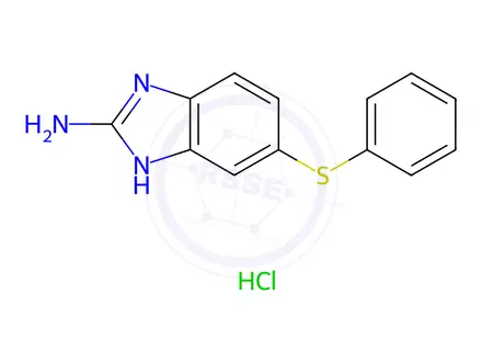 Chemical structure of Fenbendazole amine hydrochloride