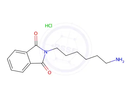 Chemical structure of 2-(6-Aminohexyl)isoindoline-1,3-dione hydrochloride