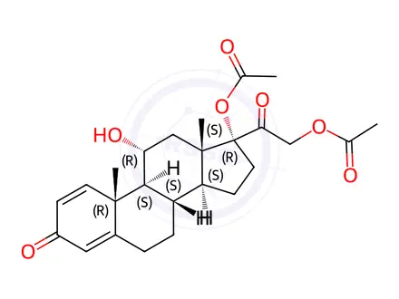 Chemical structure of Budesonide Impurity 127