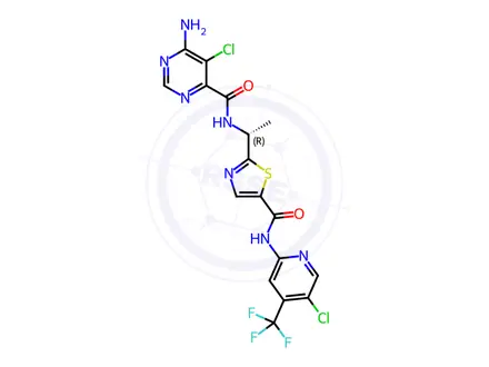 Chemical structure of Tovorafenib