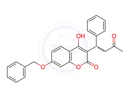 Chemical structure of Warfarin Sodium Impurity 69