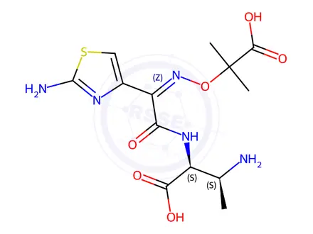 Chemical structure of Aztreonam Impurity A