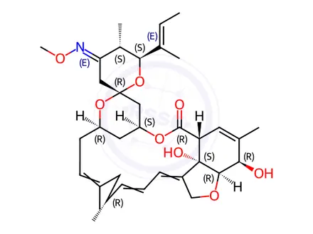 Chemical structure of Moxidectin EP Impurity A