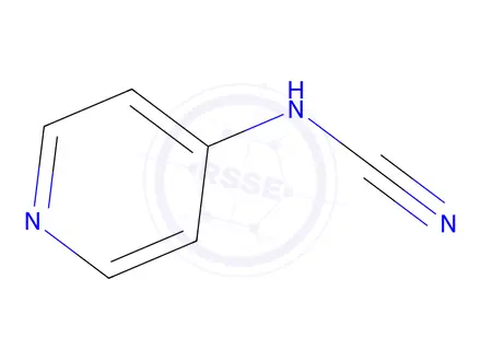 Chemical structure of Cyanamide, 4-pyridinyl-(9CI)
