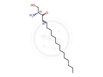 Chemical structure of 3-Keto Sphingosine Hydrochloride
