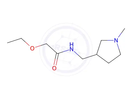 Chemical structure of 2-Ethoxy-N-[(1-methylpyrrolidin-3-yl)methyl]acetamide
