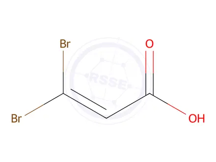 Chemical structure of 3,3-Dibromoprop-2-enoic Acid