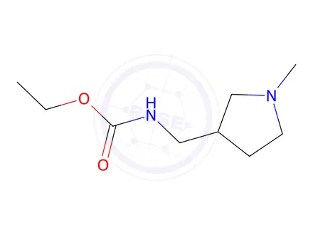 Chemical structure of Ethyl ((1-methylpyrrolidin-3-yl)methyl)carbamate
