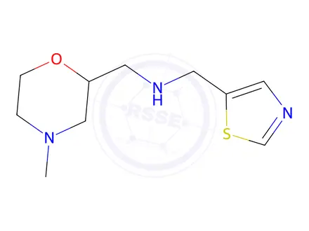 Chemical structure of 1-(4-Methylmorpholin-2-yl)-N-(thiazol-5-ylmethyl)methanamine