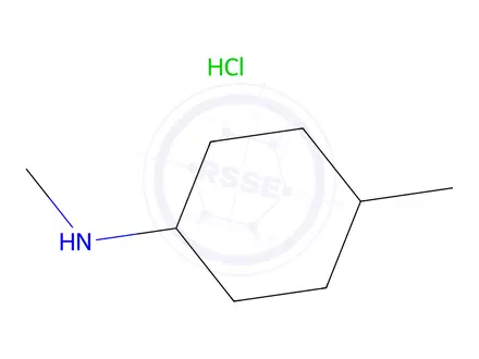 Chemical structure of N,4-Dimethylcyclohexan-1-amine hydrochloride