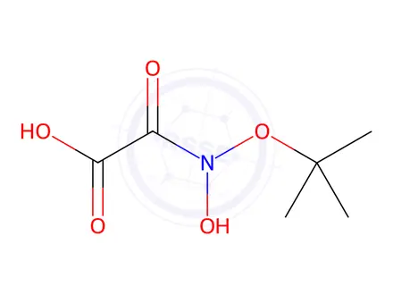 Chemical structure of Acetic acid, [(1,1-dimethylethoxy)hydroxyamino]oxo-(9CI)