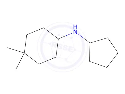 Chemical structure of n-Cyclopentyl-4,4-dimethylcyclohexan-1-amine