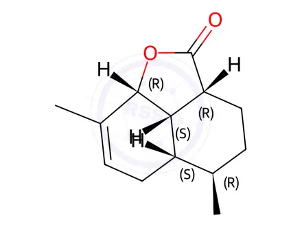 Chemical structure of (2aR,2a1S,5R,5aS,8aR)-5,8-Dimethyl-2a,2a1,3,4,5,5a,6,8a-octahydro-2H-naphtho[1,8-bc]furan-2-one