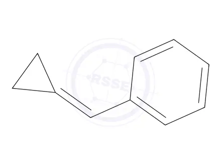 Chemical structure of (Cyclopropylidenemethyl)benzene