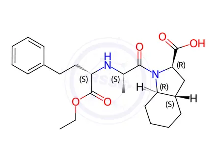Chemical structure of Trandolapril Impurity 46