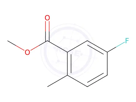 Chemical structure of Methyl 5-Fluoro-2-Methyl Benzoate
