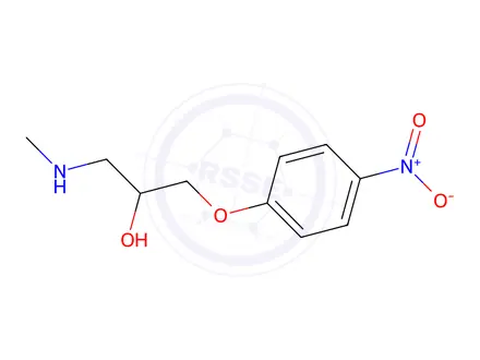 Chemical structure of [2-hydroxy-3-(4-nitrophenoxy)propyl](methyl)amine