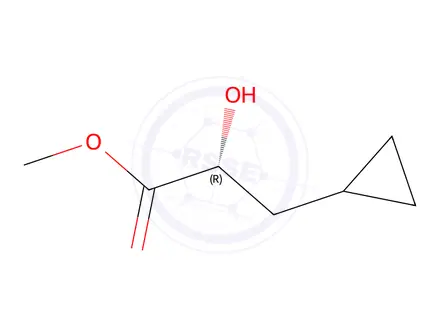 Chemical structure of (R)-Methyl 3-Cyclopropyl-2-hydroxypropanoate