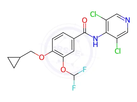 Chemical structure of Roflumilast Impurity 67