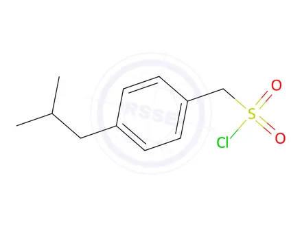 Chemical structure of [4-(2-Methylpropyl)phenyl]methanesulfonyl chloride