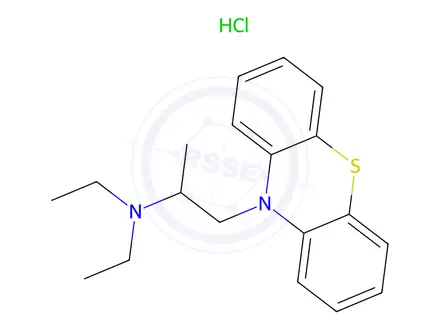 Chemical structure of Ethopropazine Hydrochloride