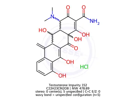 Chemical structure of Testosterone Impurity 152