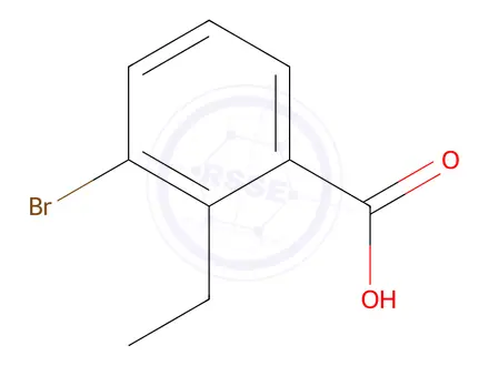 Chemical structure of 3-Bromo-2-ethylbenzoic acid