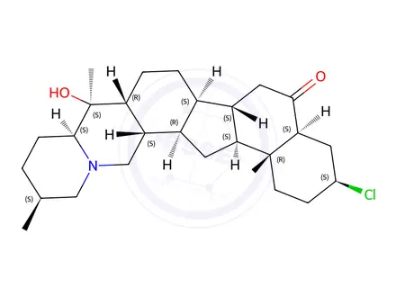 Chemical structure of 3-BETA-CHLORO-IMPERIALINE