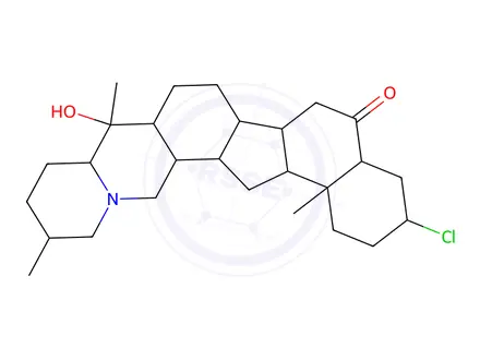 Chemical structure of 3-ALPHA-CHLORO-IMPERIALINE