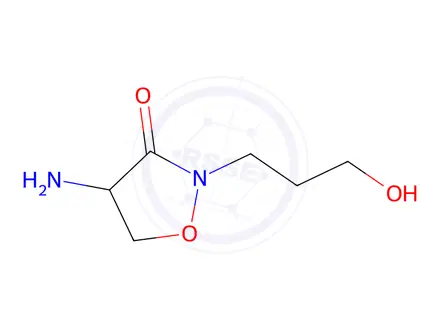 Chemical structure of 4-Amino-2-(3-hydroxypropyl)isoxazolidin-3-one