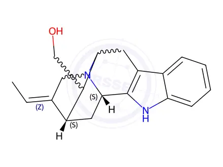 Chemical structure of Koumidine