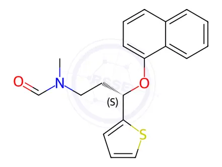 Chemical structure of N-Formyl Duloxetine
