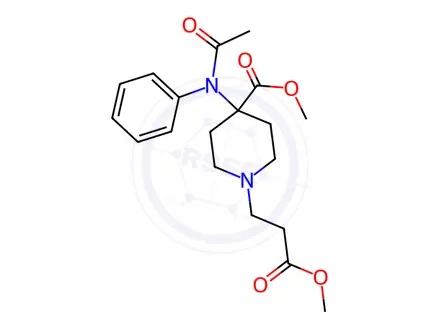 Chemical structure of Remifentanil Impurity 15(Remifentanil EP Impurity B)