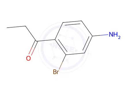 Chemical structure of 1-(4-Amino-2-bromophenyl)propan-1-one