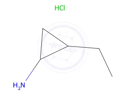 Chemical structure of 2-Ethyl-cyclopropylamine hydrochloride