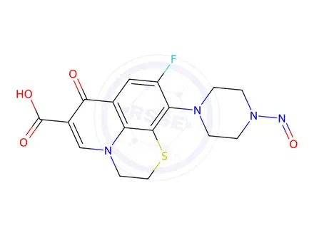 Chemical structure of Rufloxacin Impurity 1